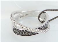 Ring Comete Woman Intrecci in Gold Diamante 0.14 Ct ANB 1397-14 - ANB 1397-14